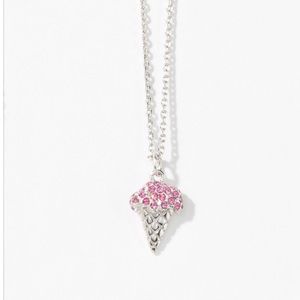 Touchstone Crystal Ice cream scoop Necklace